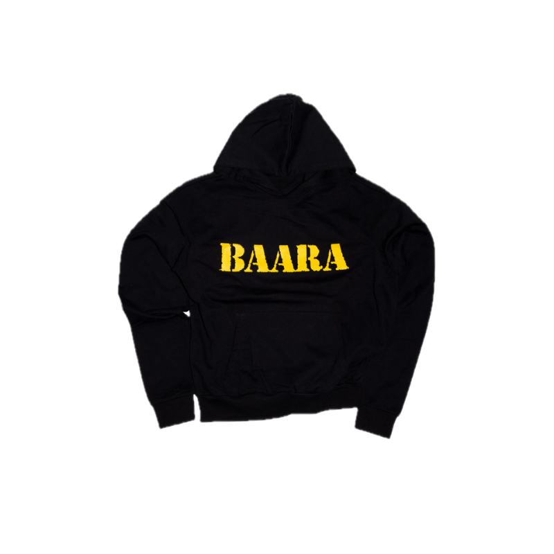 Hoodie BAARA BY162 Noir Logo