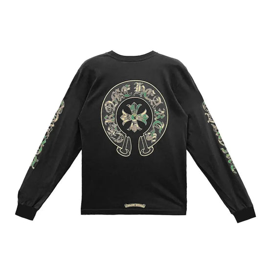 Longsleeve Black Camo Cross | Chrome Hearts