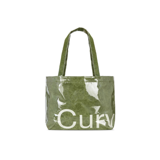 Tote Bag Small Olive Curves Tyvek Tote | Curves