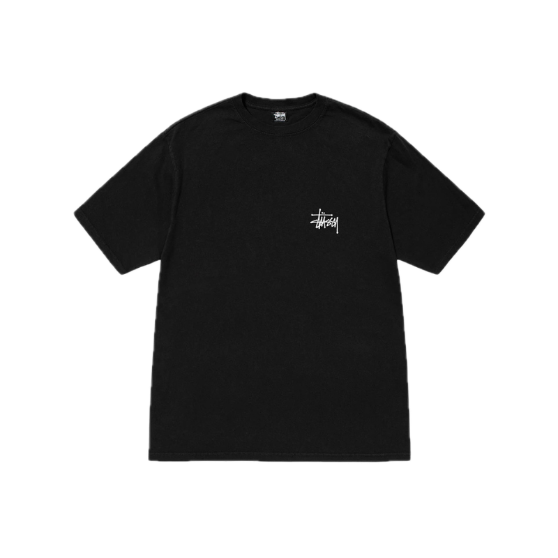 T-shirt Black White Logo | Stussy