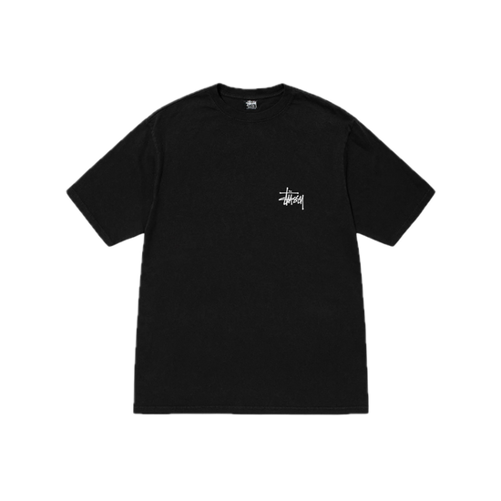 T-shirt Black White Logo | Stussy