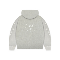 Sweat À Capuche Zippé Cosmos Gris | Année Lumière