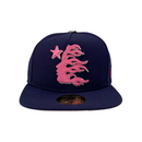 Casquette SnapBack Bleu Marine Rose | Hellstar