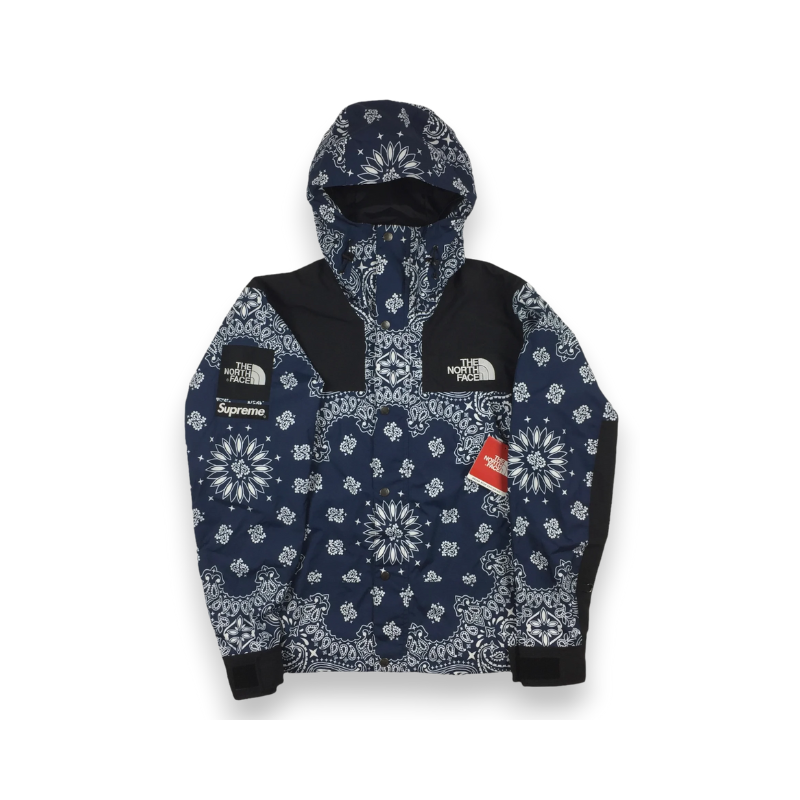 2014 Supreme x The North Face Navy Bandana Mountain Light