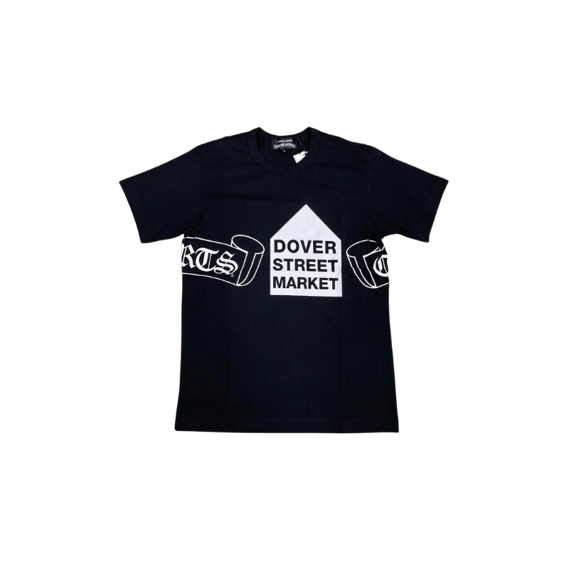T-shirt Scroll Logo Black | Chrome Hearts x DoverStreetMarket