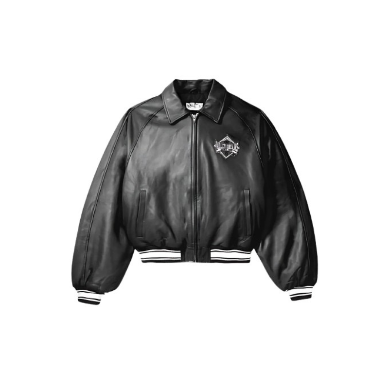 Leather Jacket Vale Black | Vale Lives