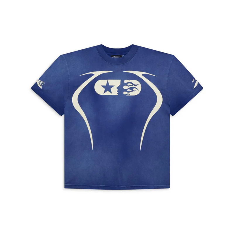 T-shirt Warm Up 7 on 7 Blue | Hellstar