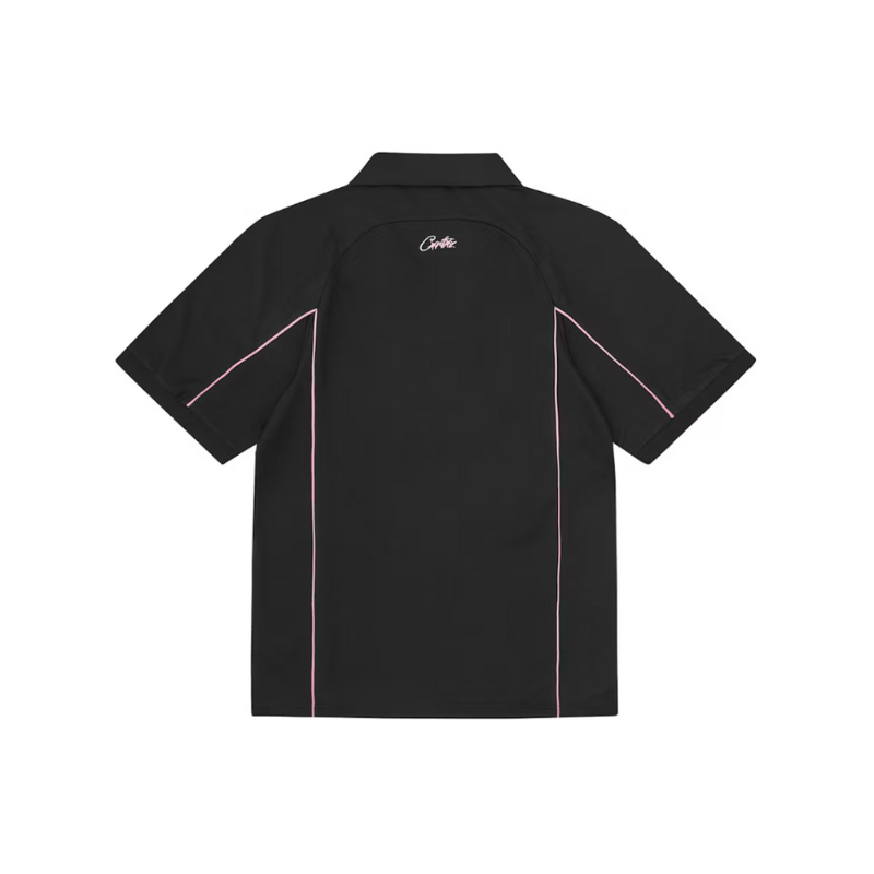 T-shirt Talismo Black Pink Football Jersey | Corteiz