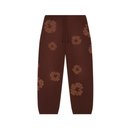 Joggers Mono Cotton Wreath Brown | Denim Tears
