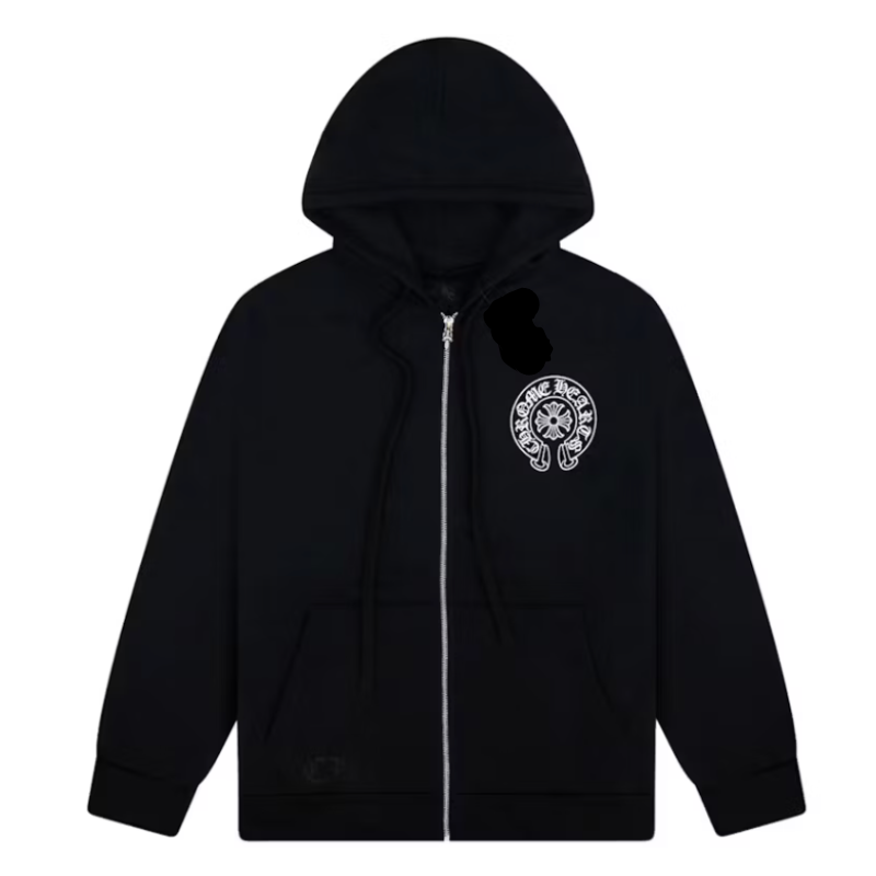 Zip Hoodie Miami Black | Chrome Hearts