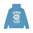Zip Hoodie University Light Blue | Denim Tears