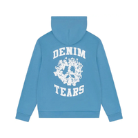Zip Hoodie University Light Blue | Denim Tears