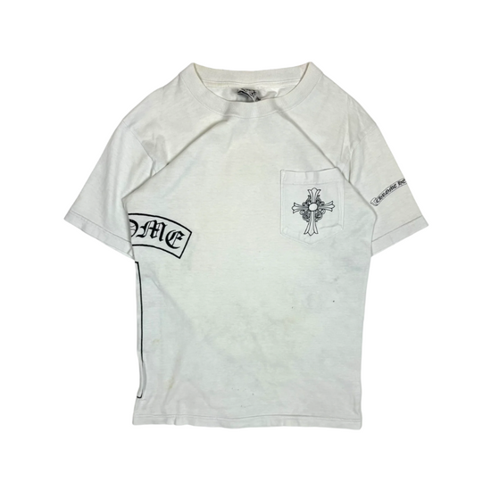 T-shirt White Cross Logo | Chrome Hearts