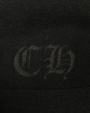 T-shirt Black Red Tonal Horseshoe Logo | Chrome Hearts