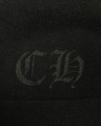 T-shirt Black Red Tonal Horseshoe Logo | Chrome Hearts
