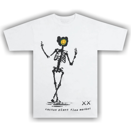 T-Shirt Cactus Plant Flea Market x KAWS 'White'