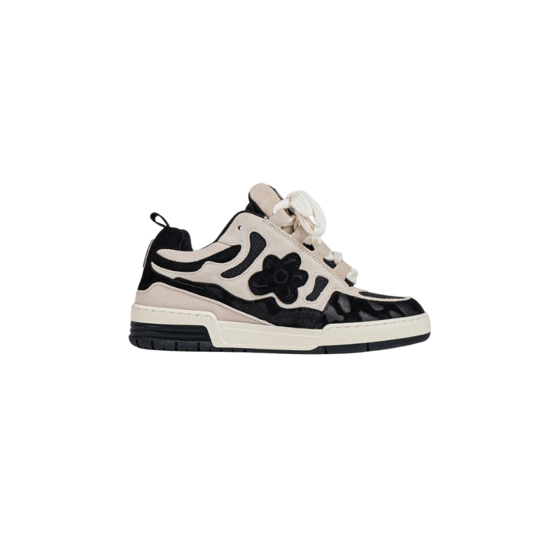 Sneakers Black Tar | Flower Instinct