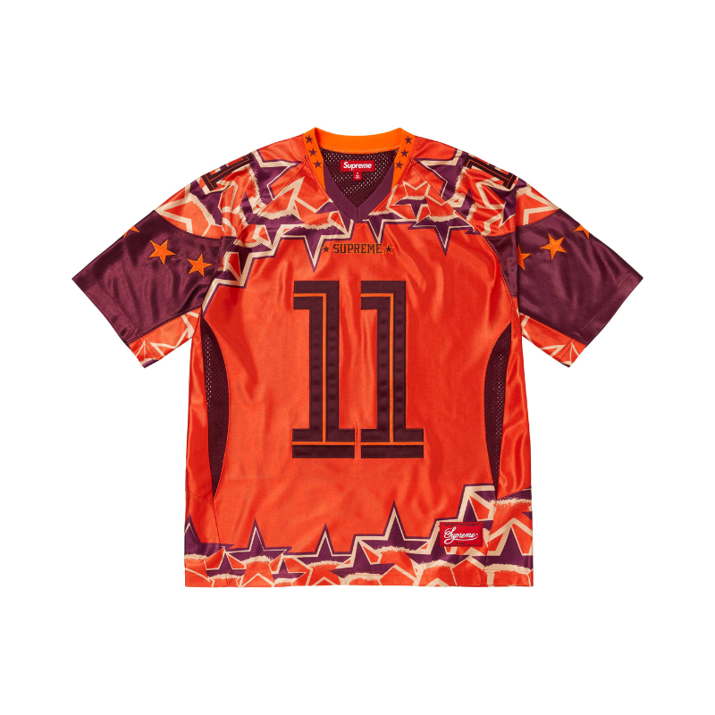 T-shirt Jersey Stars football orange  | Supreme