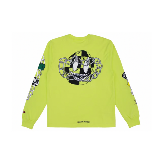 Longsleeve Matty Boy Lime Green Link  | Chrome Hearts
