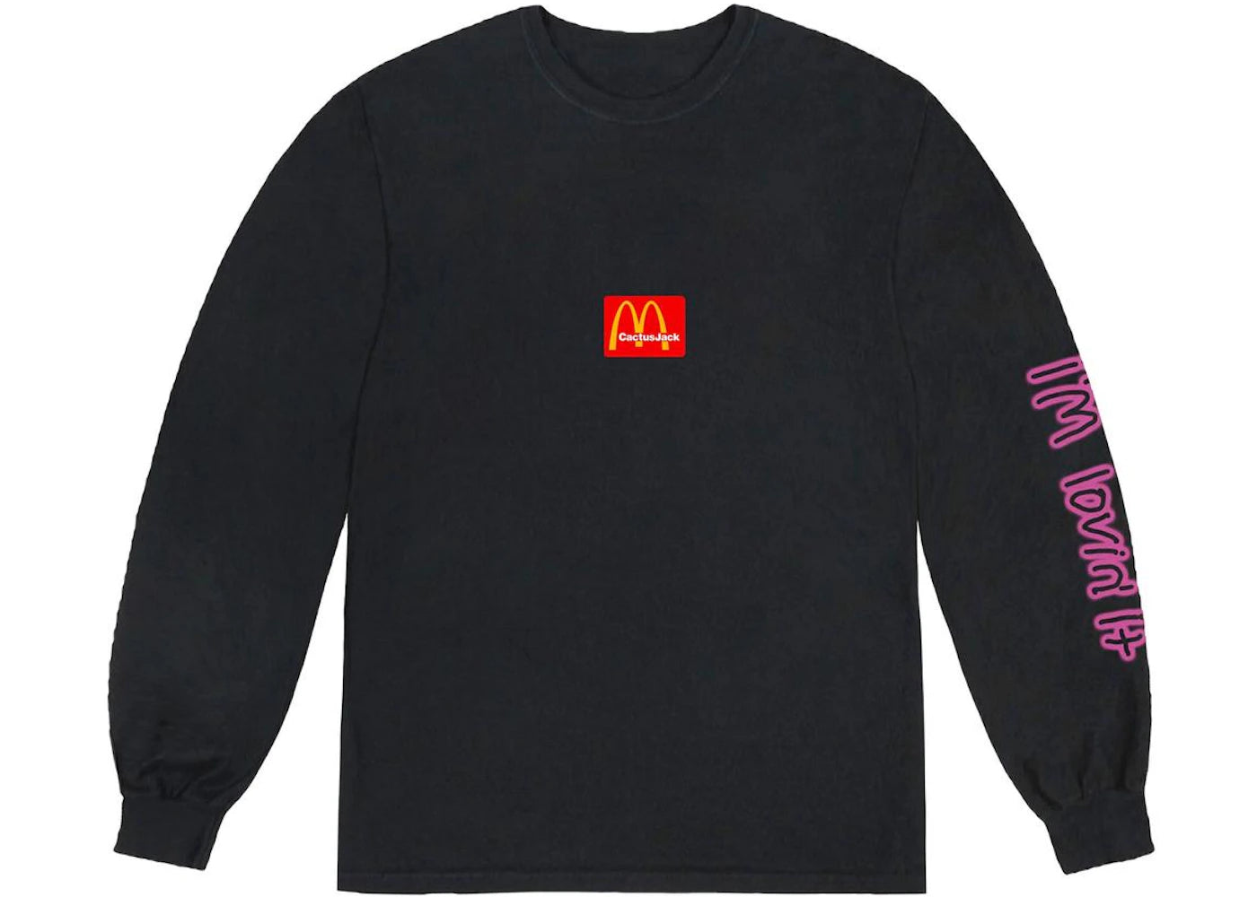 Travis Scott x McDonald’s Action Figurine Space L/S T-Shirt Noir