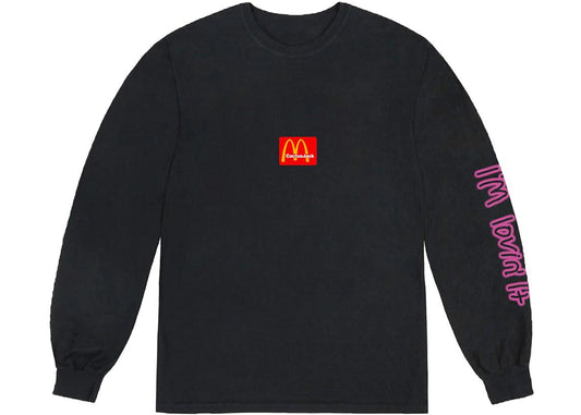 Travis Scott x McDonald’s Action Figurine Space L/S T-Shirt Noir