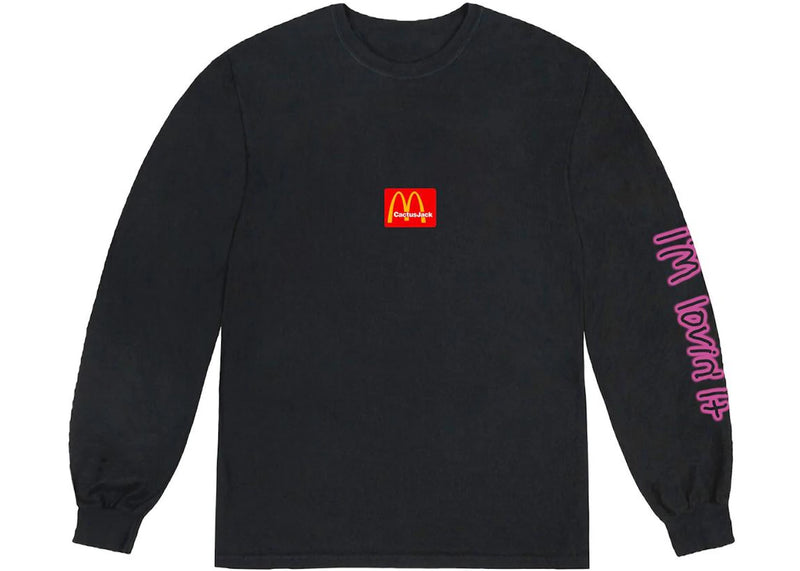 Travis Scott x McDonald’s Action Figurine Space L/S T-Shirt Noir