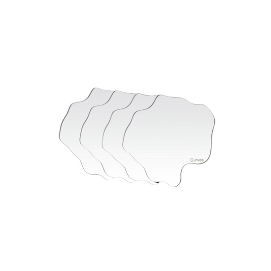 Home Decor Spill Coaster (set of 4) | Curves