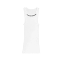 Tank Top Scroll Logo White | Chrome Hearts