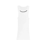 Tank Top Scroll Logo White | Chrome Hearts