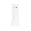 Tank Top Scroll Logo White | Chrome Hearts