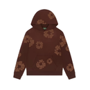 Hoodie Mono Cotton Wreath Brown | Denim Tears