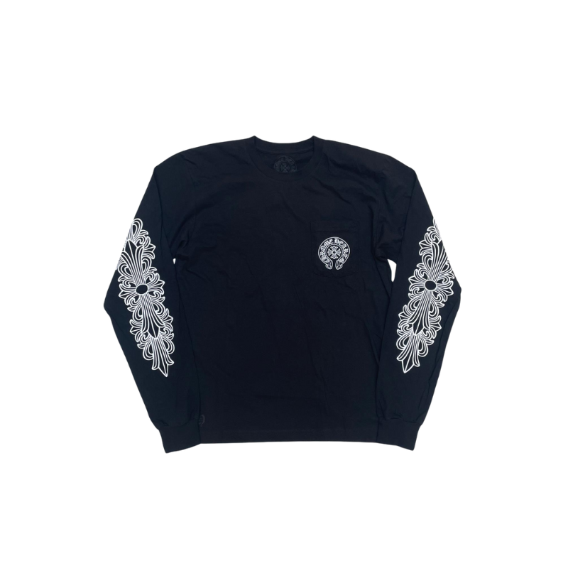 Longsleeve CHROME HEARTS Avenue Montaigne Black