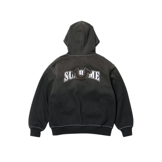 Zip Hoodie Black | Supreme x True Religion
