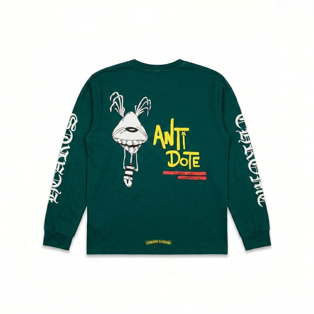 Longsleeve Matty Boy 99 Eyes Green | Chrome Hearts