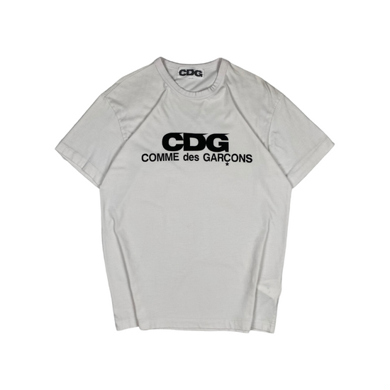T-shirt White Black Logo | Comme Des Garçons