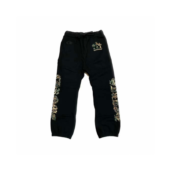 Joggers Black Triple Cross Camo | Chrome Hearts