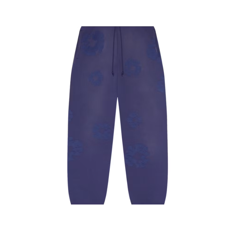 Joggers Mono Cotton Wreath Washed Blue | Denim Tears