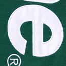Hoodie Satin Appliqué Green | Supreme