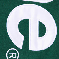 Hoodie Satin Appliqué Green | Supreme