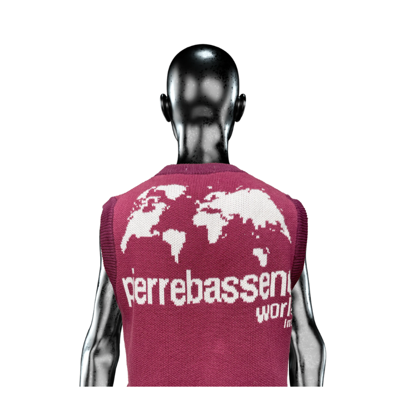 Knitwear Vest Wine℗  | Pierre Bassene
