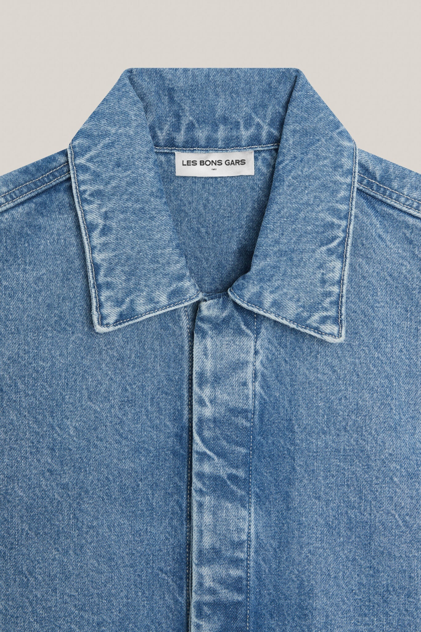 Denim Jacket Seine Azur | Les Bons Gars