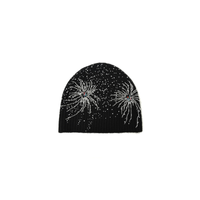 Beanie Fireworks Studded Black | Birth Of Royal Child