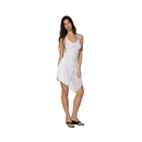 Dress Mesh Asymetric Ivory | Inalbis