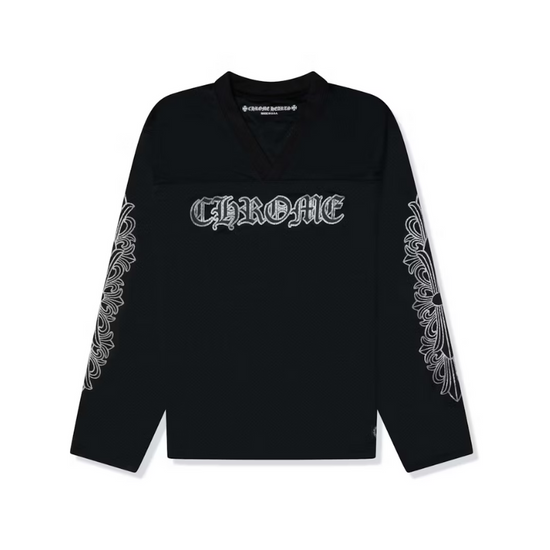 Jersey Stadium Mesh Black  | Chrome Hearts