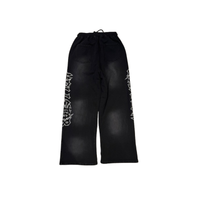 Joggers Stars Shine Graffiti Grey | Hellstar
