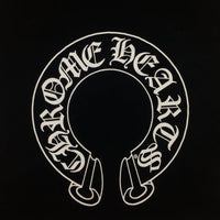 Longsleeve Black Horseshoe Floral Logo | Chrome Hearts