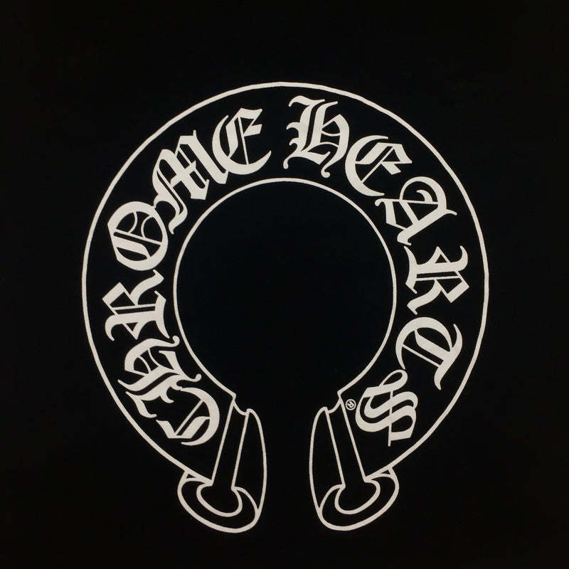 Longsleeve Black Horseshoe Floral Logo | Chrome Hearts