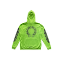 Hoodie Horseshoe Electric Green | Chrome Hearts