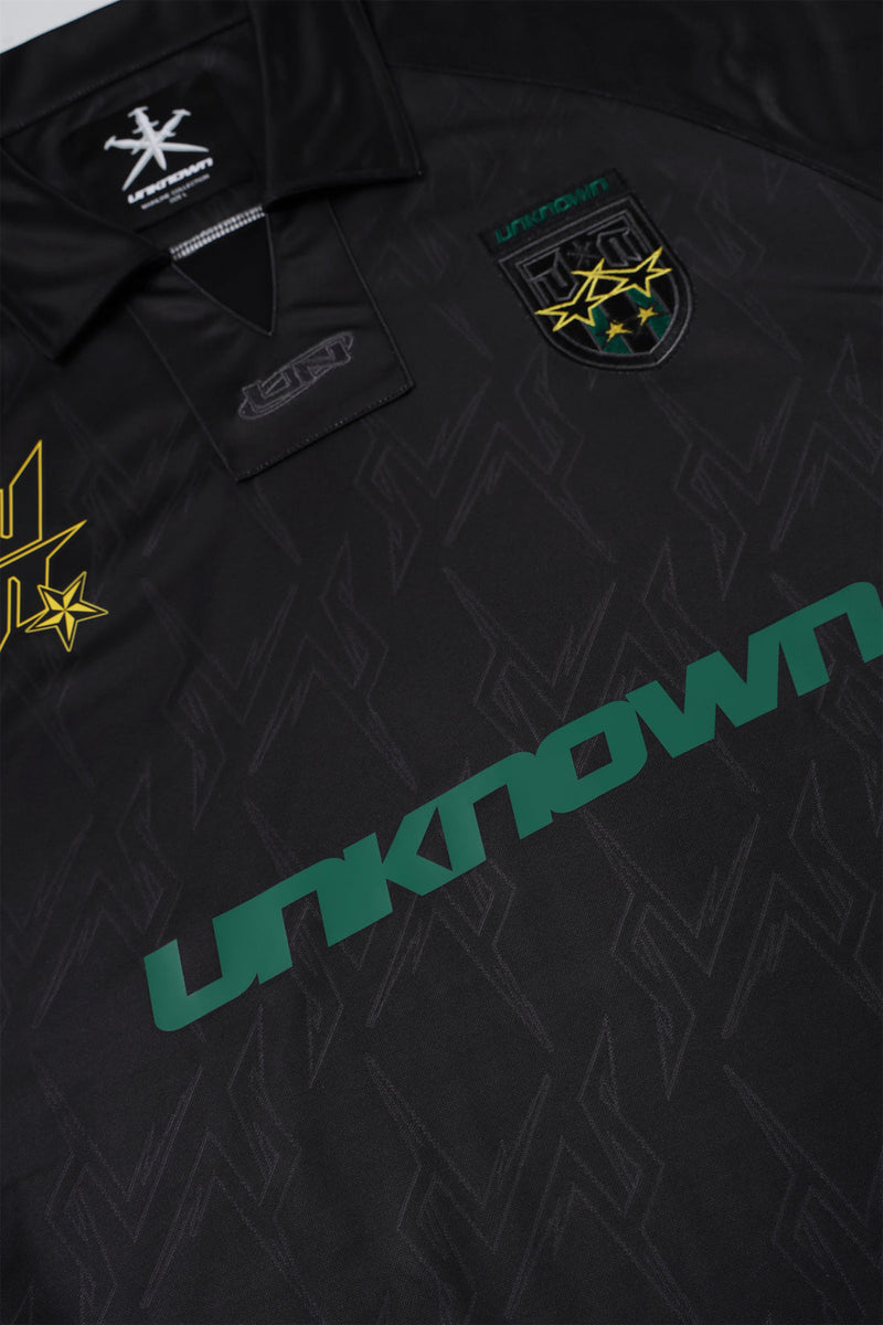 UNKNOWN Black Footy Top