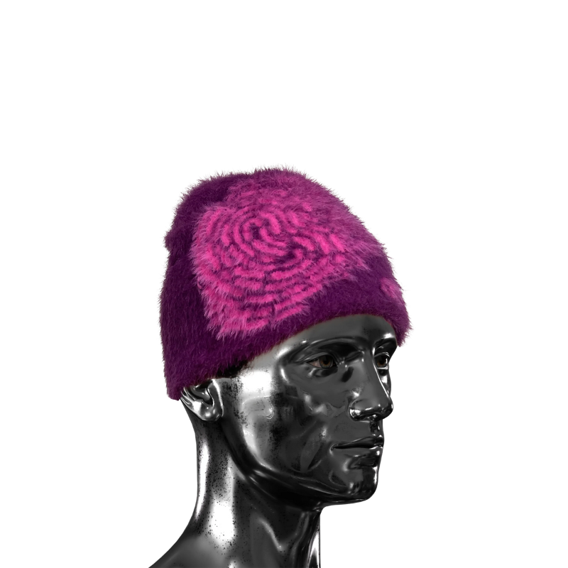 Beanie Mohair Beanie - Fuchsia | Pierre Bassene